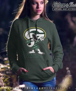 Snoopy Dabbing Green Bay Packers Shirt Hoodie