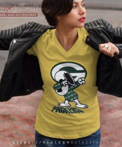 Snoopy Dabbing Green Bay Packers Shirt