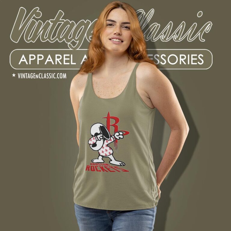 Snoopy Dabbing Houston Rockets Shirt Tank Top Racerback Snoopy Dabbing Houston Rockets Shirt Tank Top Racerback