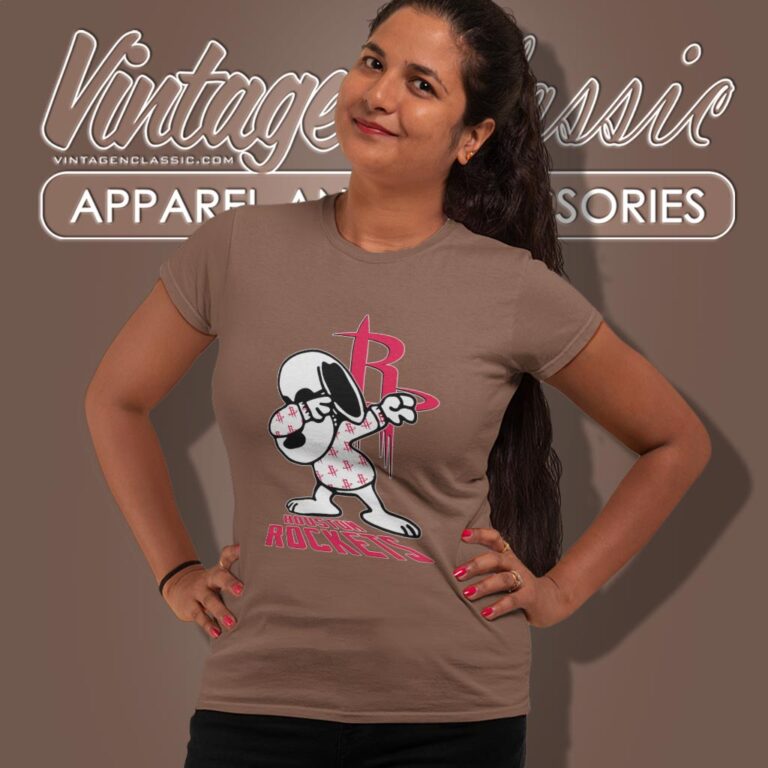 Snoopy Dabbing Houston Rockets Shirt Women T shirt Snoopy Dabbing Houston Rockets Shirt Women T shirt