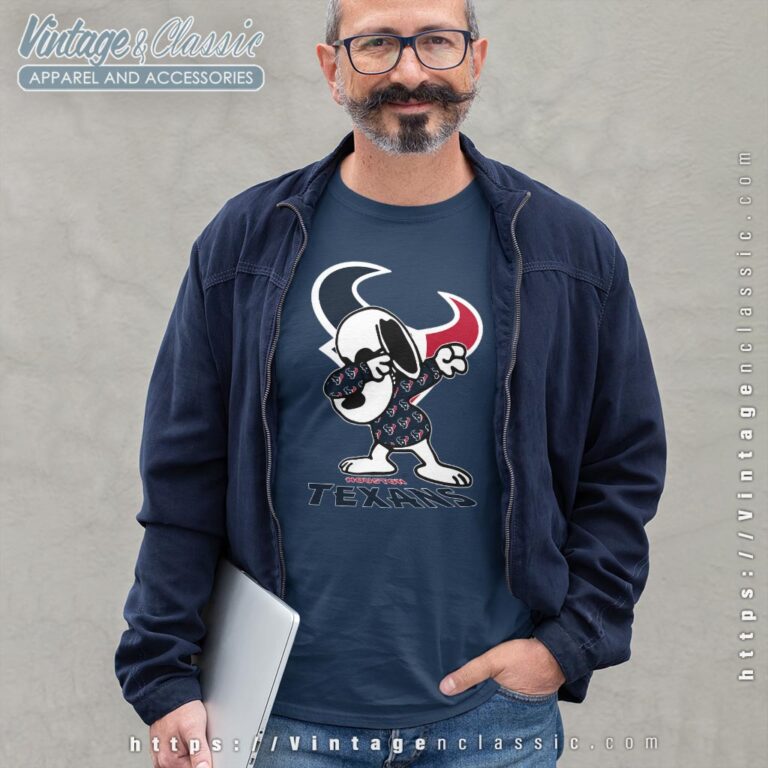 Snoopy Dabbing Houston Texans Shirt Long Sleeve Tee Snoopy Dabbing Houston Texans Shirt Long Sleeve Tee