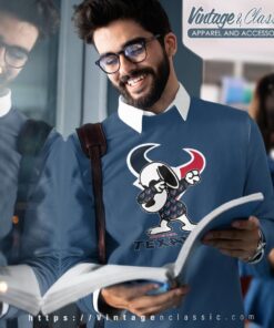 Snoopy Dabbing Houston Texans Shirt Sweatshirt