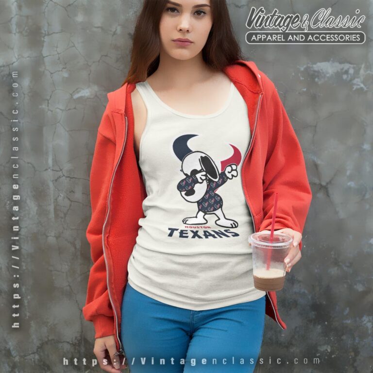 Snoopy Dabbing Houston Texans Shirt Tank Top Racerback Snoopy Dabbing Houston Texans Shirt Tank Top Racerback