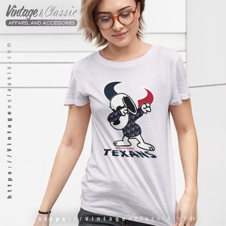 Snoopy Dabbing Houston Texans Shirt Women T shirt Snoopy Dabbing Houston Texans Shirt Women T shirt