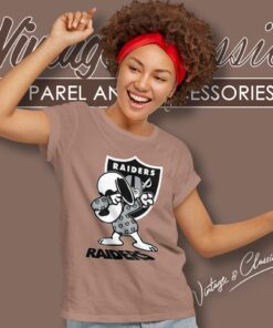 Snoopy Dabbing Las Vegas Raiders Shirt Women T shirt