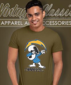 Snoopy Dabbing Los Angeles Chargers Shirt T shirt