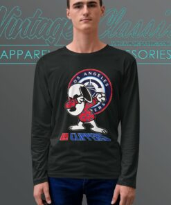 Snoopy Dabbing Los Angeles Clippers Shirt Long Sleeve Tee