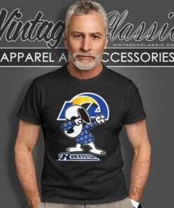 Snoopy Dabbing Los Angeles Rams Shirt 2 Snoopy Dabbing Los Angeles Rams Shirt T shirt