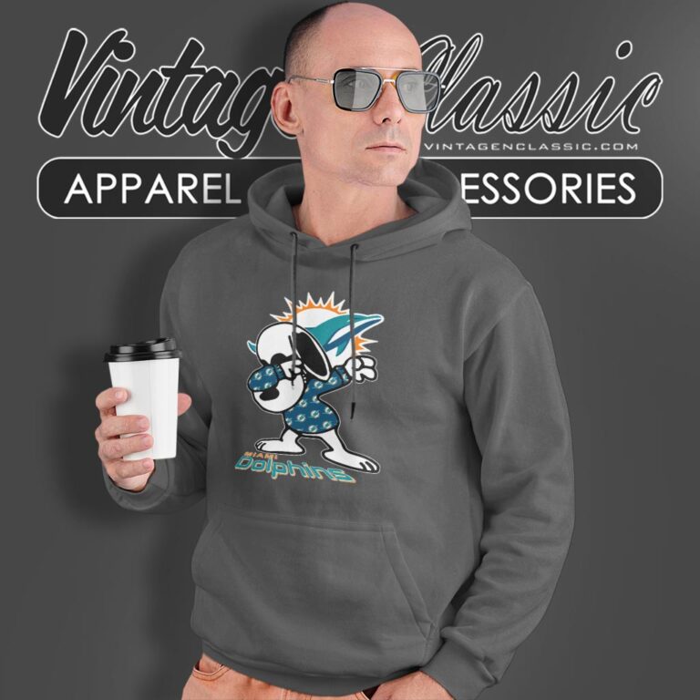 Snoopy Dabbing Miami Dolphins Shirt Hoodie Snoopy Dabbing Miami Dolphins Shirt Hoodie