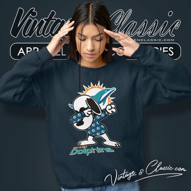 Snoopy Dabbing Miami Dolphins Shirt Sweatshirt Snoopy Dabbing Miami Dolphins Shirt Sweatshirt