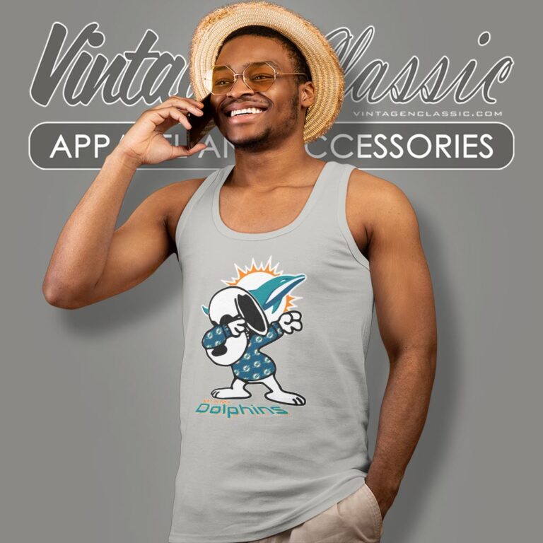 Snoopy Dabbing Miami Dolphins Shirt Tank Top Racerback Snoopy Dabbing Miami Dolphins Shirt Tank Top Racerback