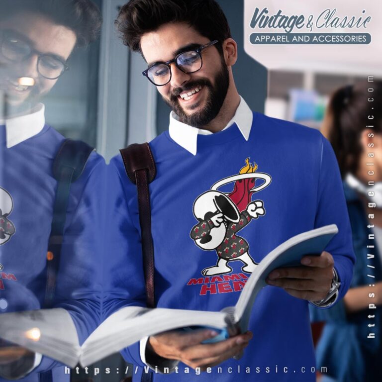 Snoopy Dabbing Miami Heat Shirt Sweatshirt Snoopy Dabbing Miami Heat Shirt Sweatshirt