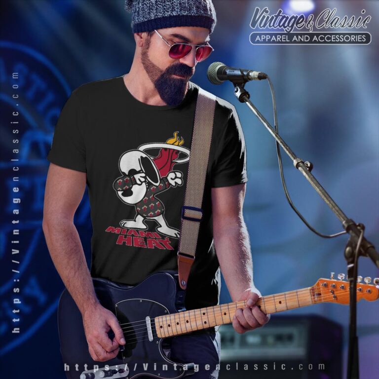 Snoopy Dabbing Miami Heat Shirt T shirt Snoopy Dabbing Miami Heat Shirt T shirt