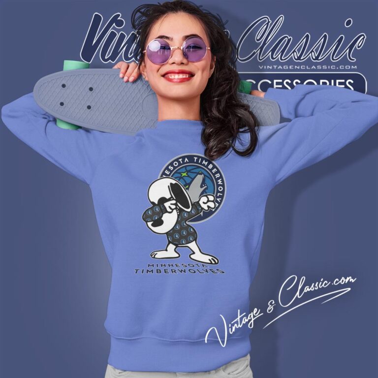 Snoopy Dabbing Minnesota Timberwolves Shirt Sweatshirt Snoopy Dabbing Minnesota Timberwolves Shirt Sweatshirt