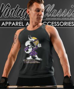 Snoopy Dabbing Minnesota Vikings Shirt Tank Top Racerback