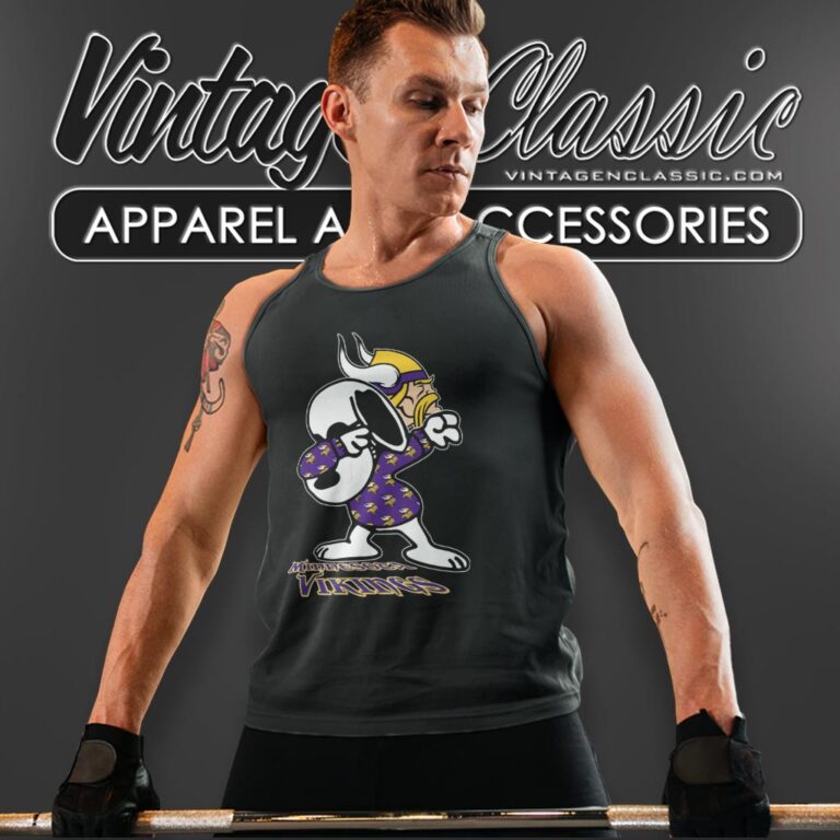 Snoopy Dabbing Minnesota Vikings Shirt Tank Top Racerback Snoopy Dabbing Minnesota Vikings Shirt Tank Top Racerback