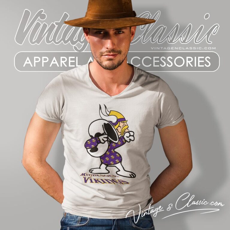 Snoopy Dabbing Minnesota Vikings Shirt V Neck TShirt Snoopy Dabbing Minnesota Vikings Shirt V Neck TShirt
