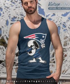 Snoopy Dabbing New England Patriots Shirt Tank Top Racerback