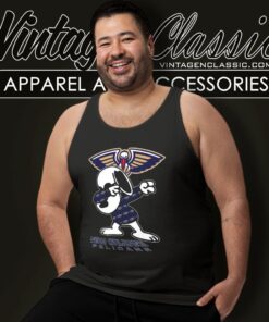 Snoopy Dabbing New Orleans Pelicans Shirt Tank Top Racerback