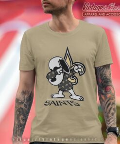 Snoopy Dabbing New Orleans Saints Shirt T shirt