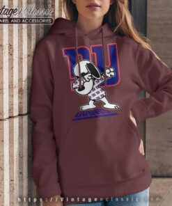 Snoopy Dabbing New York Giants Shirt Hoodie