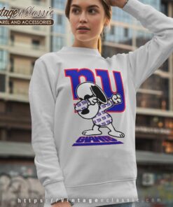Snoopy Dabbing New York Giants Shirt