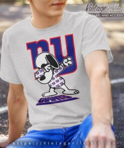 Snoopy Dabbing New York Giants Shirt T shirt