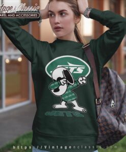 Snoopy Dabbing New York Jets Shirt Sweatshirt
