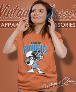 Snoopy Dabbing Orlando Magic Shirt Women T shirt