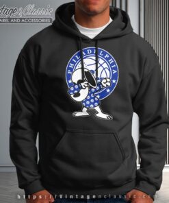 Snoopy Dabbing Philadelphia 76ers Shirt Hoodie