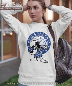 Snoopy Dabbing Philadelphia 76ers Shirt Sweatshirt