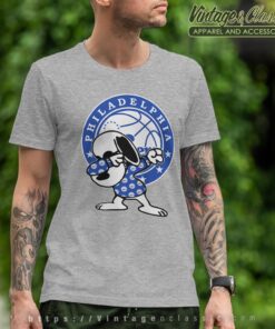 Snoopy Dabbing Philadelphia 76ers Shirt T shirt