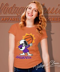 Snoopy Dabbing Phoenix Suns Shirt 1 Snoopy Dabbing Phoenix Suns Shirt Women T shirt