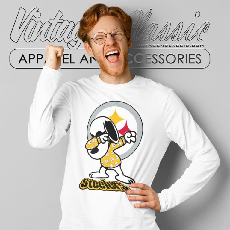 Snoopy Dabbing Pittsburgh Steelers Shirt Long Sleeve Tee Snoopy Dabbing Pittsburgh Steelers Shirt Long Sleeve Tee