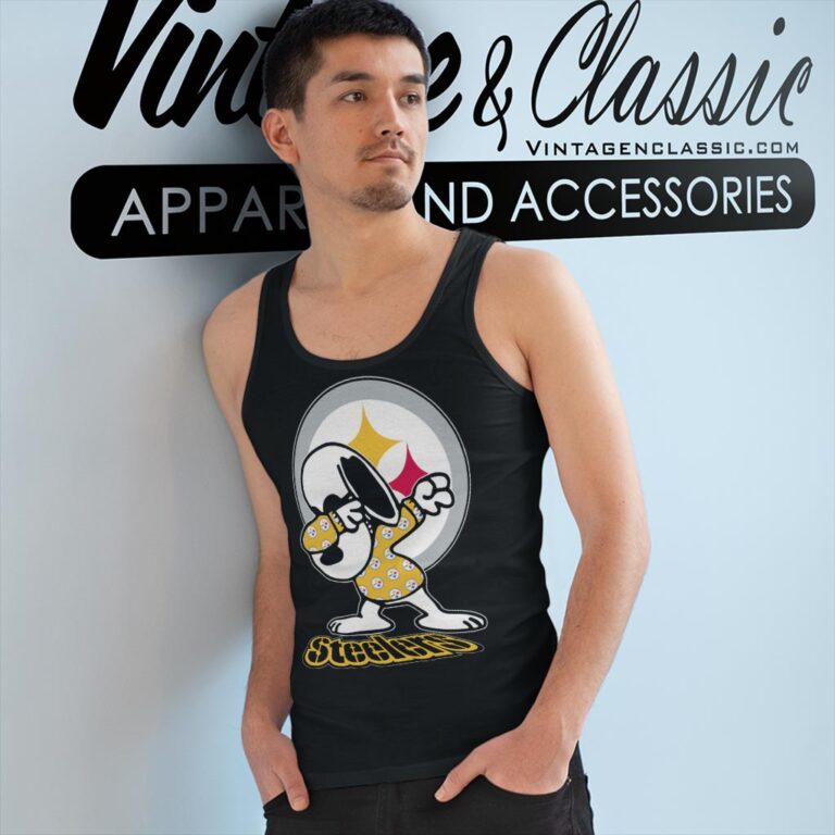 Snoopy Dabbing Pittsburgh Steelers Shirt Tank Top Racerback Snoopy Dabbing Pittsburgh Steelers Shirt Tank Top Racerback