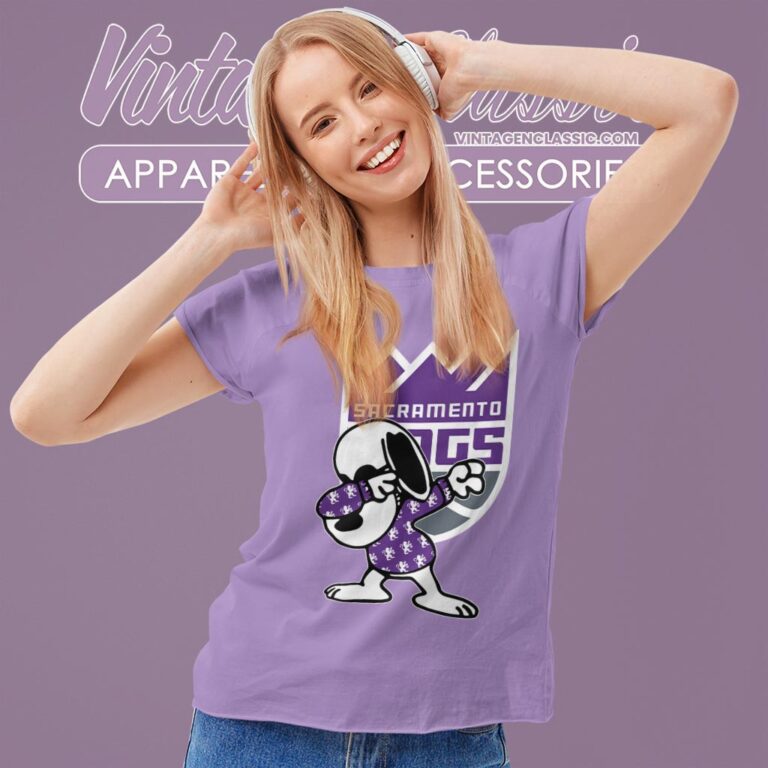 Snoopy Dabbing Sacramento Kings Shirt Women T shirt Snoopy Dabbing Sacramento Kings Shirt Women T shirt