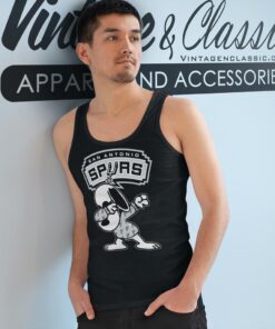 Snoopy Dabbing San Antonio Spurs Shirt Tank Top Racerback