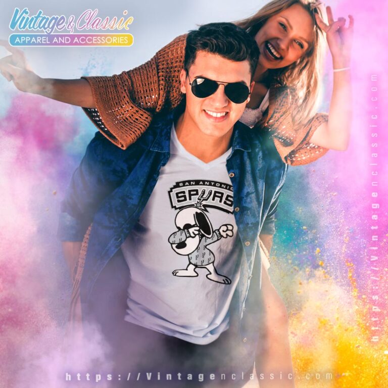 Snoopy Dabbing San Antonio Spurs Shirt V Neck TShirt Snoopy Dabbing San Antonio Spurs Shirt V Neck TShirt