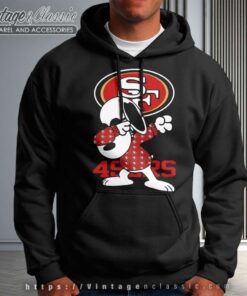 Snoopy Dabbing San Francisco 49ers Hoodie