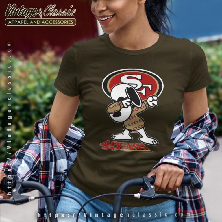 Snoopy Dabbing San Francisco 49ers Shirt Women T shirt Snoopy Dabbing San Francisco 49ers Shirt Women T shirt