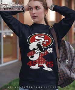 Snoopy Dabbing San Francisco 49ers Sweatshirt