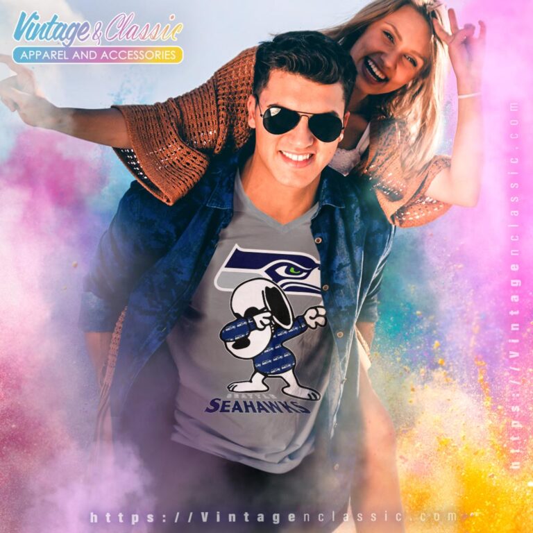 Snoopy Dabbing Seattle Seahawks Shirt V Neck TShirt Snoopy Dabbing Seattle Seahawks Shirt V Neck TShirt