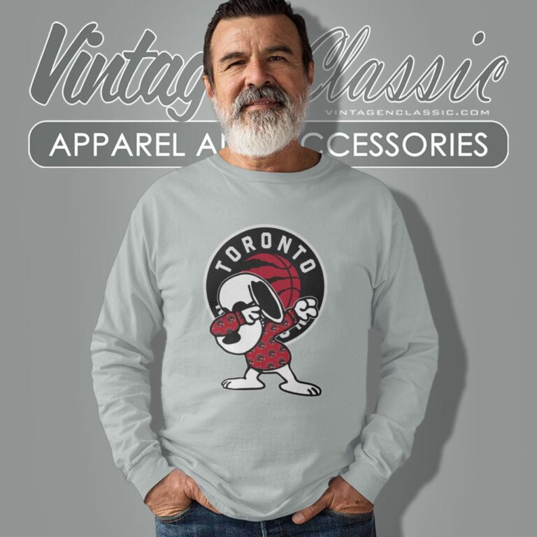Snoopy Dabbing Toronto Raptors Shirt Long Sleeve Tee Snoopy Dabbing Toronto Raptors Shirt Long Sleeve Tee