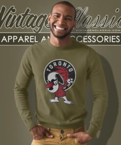 Snoopy Dabbing Toronto Raptors Shirt Sweatshirt