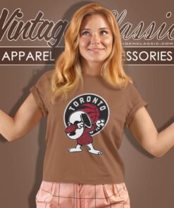 Snoopy Dabbing Toronto Raptors Shirt Women T shirt