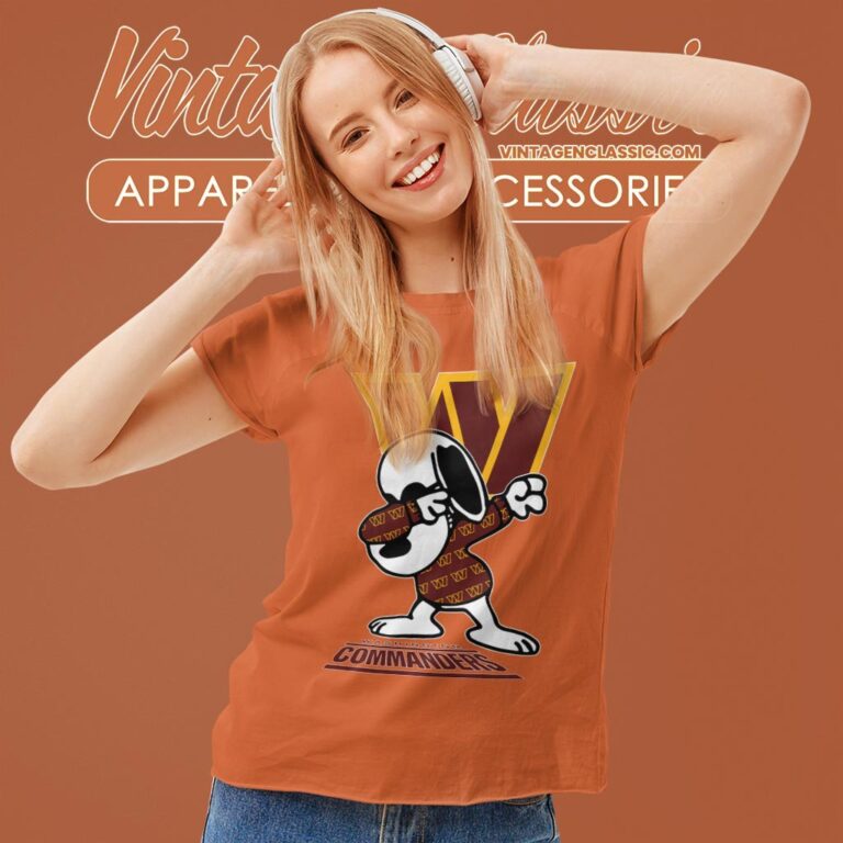 Snoopy Dabbing Washington Commanders Shirt Women T shirt Snoopy Dabbing Washington Commanders Shirt Women T shirt