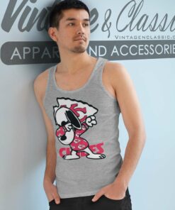 Snoopy Dabbing With Kansas City Chiefs Shirt 5 Snoopy Dabbing With Kansas City Chiefs Tank Top Racerback