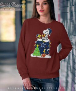 Snoopy Dallas Cowboys Christmas Sweatshirt