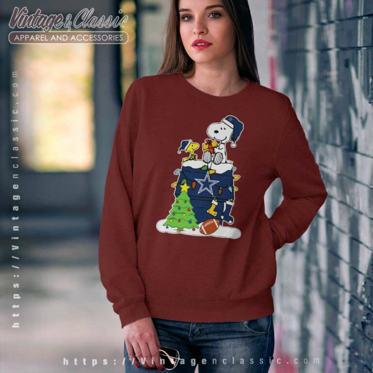 Snoopy Dallas Cowboys Christmas Sweatshirt Snoopy Dallas Cowboys Christmas Sweatshirt