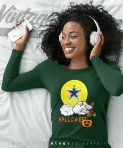 Snoopy Dallas Cowboys Halloween Long Sleeve Tee